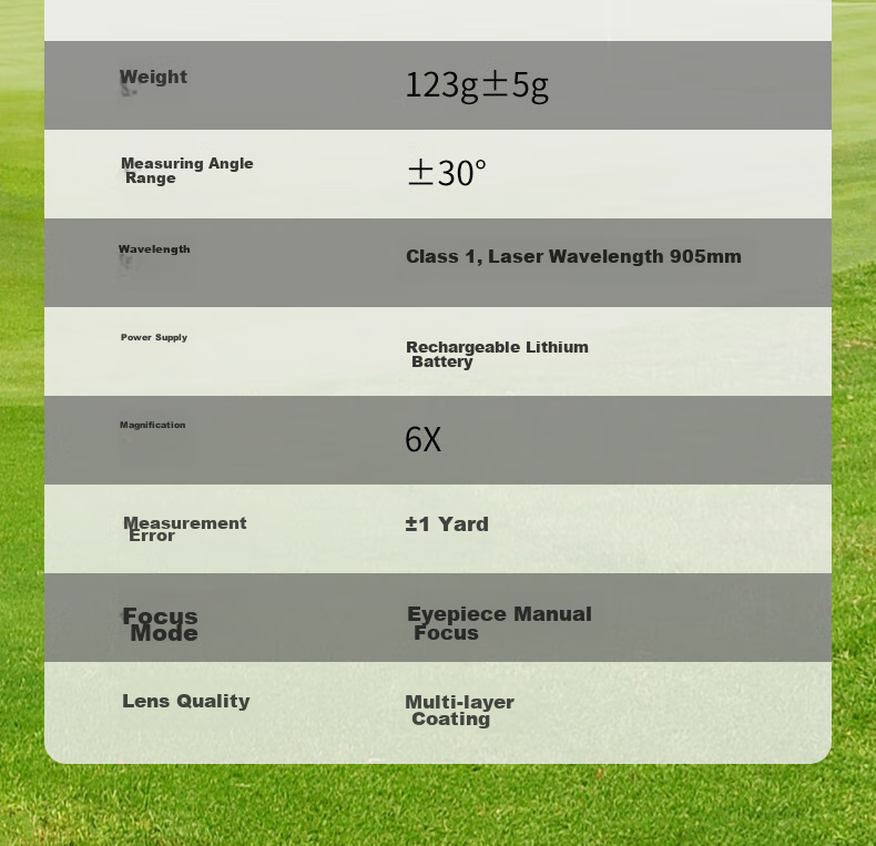 REVASRI Golf Rangefinder Binoculars Handheld Infrared Measuring Device Outdoor High-Precision Electronic Ruler MINI2 13