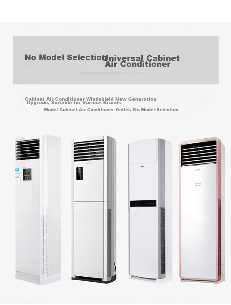 Jiashigao Floor-Standing Air Conditioner Wind Deflector, Postpartum Use, Anti-Direct Blowing, Multi-Level Adjustment, Extendable ABS Cabinet Style, Universal 7