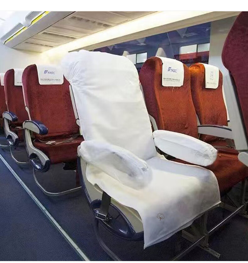 JOYTOUR Disposable Seat Covers for High-Speed Rail, Train, Airplane, And Car Seats - Thickened Anti-Dirt Seat Covers (Including Armrests) 7