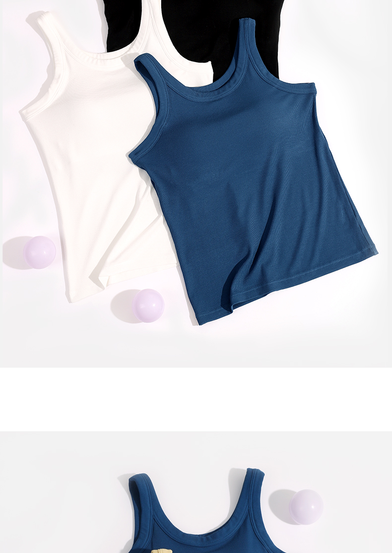 TINGE Modal Camisole Tank Top with Built-In Bra Pads for Women, Outer Wear Or Inner Layer, Gardenia White, Size S 16