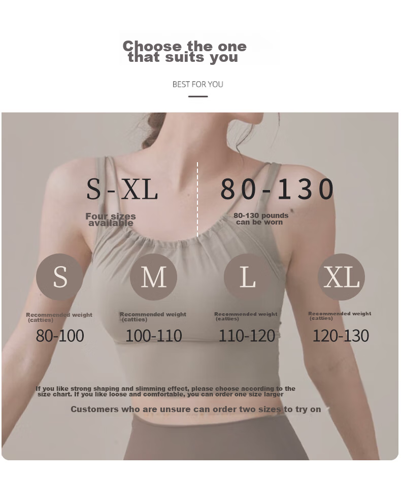 XUEXIMAN Sports Bra for Women, Shock-Absorbing Running Yoga Vest, Anti-Sagging High-Intensity Zipper Fitness Bra 8