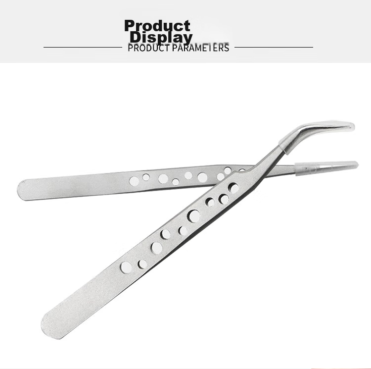 TOPFORZA TZ-4511, Pointed Tip, Bent Tip, Flat Tip, And Flat Head Professional Precision Tweezers Set, Pry Bar Tool Kit, 10-Piece Set 13
