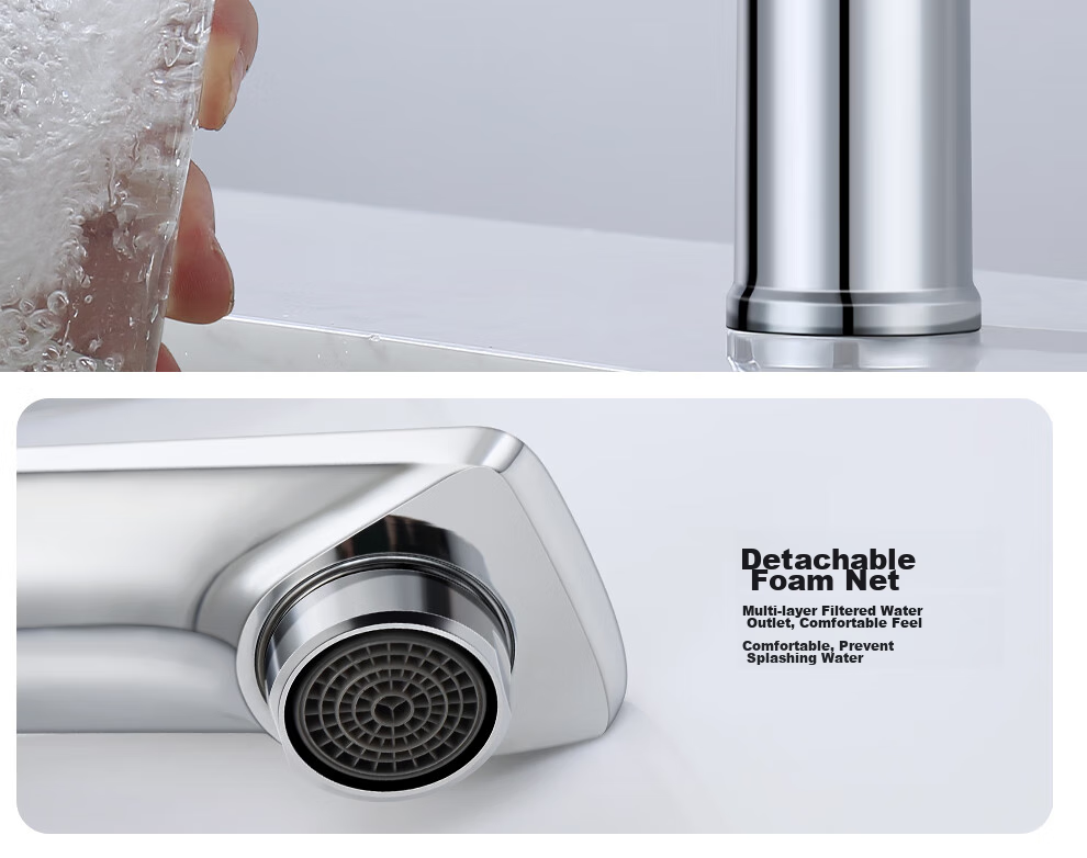 Larsd Basin Faucet Hot And Cold Water Bathroom Cabinet Alloy Washbasin Faucet Sink Tap LD6701 7
