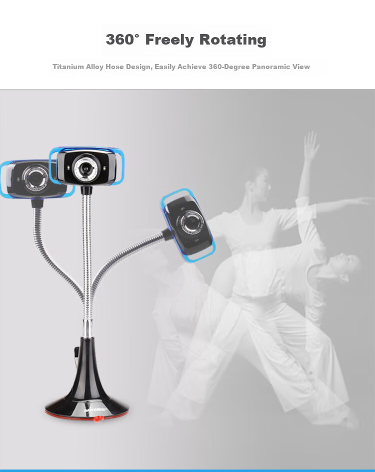 Aoni Computer Camera, 1080P Full HD Facial Recognition Capture, Hotel Real-Name Authentication Camera, No Driver Installation Required, Built-In Microphone, C32 5