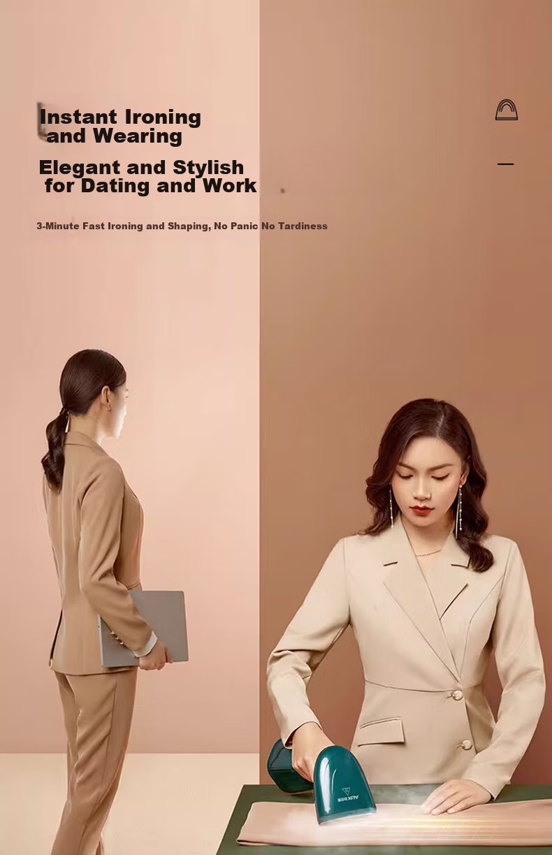 AUX Handheld Garment Steamer, 42g/min High Steam Output, 280ml Water Tank, Home Use Ironing Machine, Compact Portable Electric Iron for Business Trips, Gift And Group Purchase YS3015 6