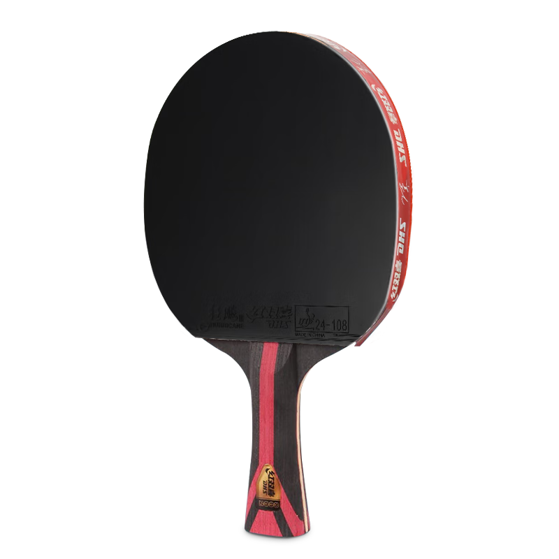 DHS (Shanghai) Eight-Star Penhold (Fast Shipping from Beijing Warehouse + 6 Balls + Racket Case), Table Tennis Paddle H8002 Penhold Single Paddle
