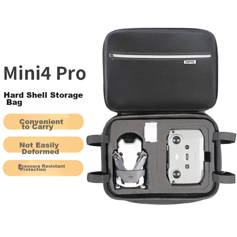 Qiye Hard Shell Storage Bag, Suitable for DJI Mini 4 Pro Drone, Mini 4 Pro Shoulder Backpack, Storage Box, Shockproof And Drop-Resistant Bag, Mini 4 PRO Handbag