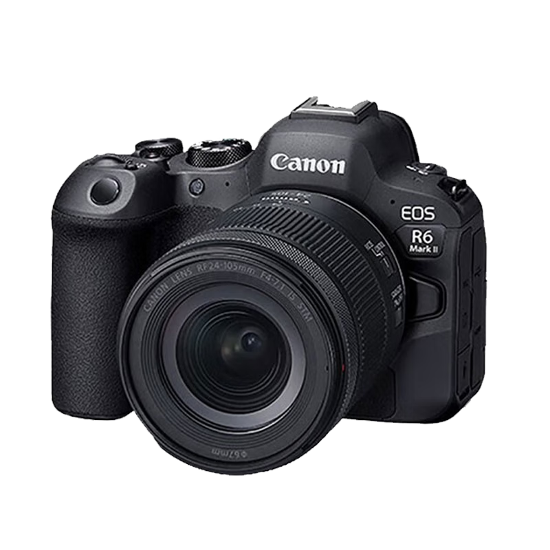 Canon Canon R6 II Full-Frame Mirrorless Digital Camera Canon R6 24-105mm Zoom Lens High-Definition Live Streaming Photography Travel Photography Essential Kit