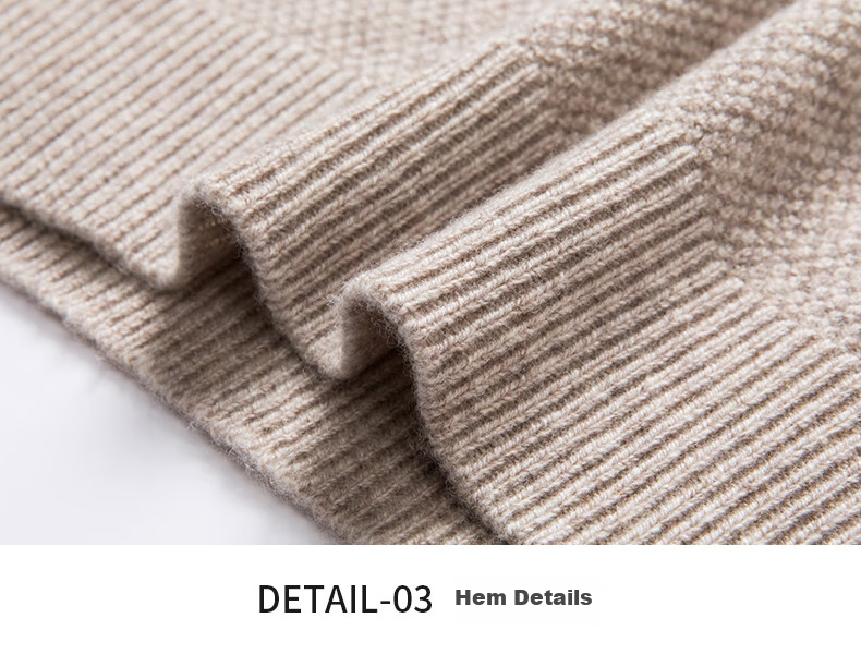 FIRS 100% Wool Sweater for Men [Thickened Version], Winter Warm Round Neck Pullover Knit Base Layer, Men's Clothing 17
