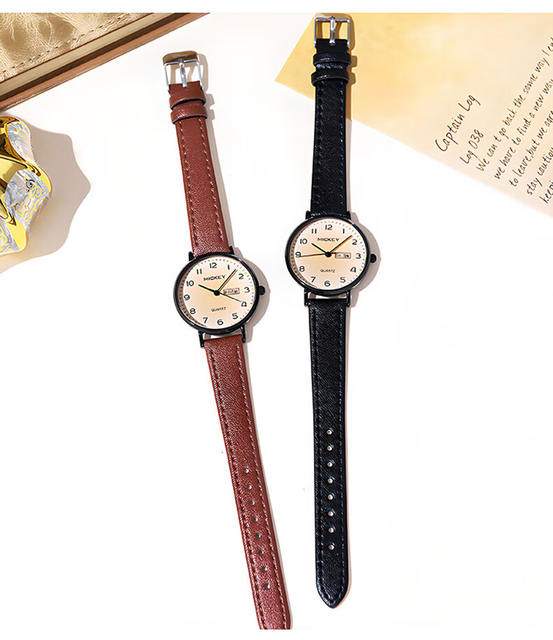 Disney Women's Watch, Middle And High School Student Niche Luxury Quartz New Stylish Silent Electronic Watch for Girls 4