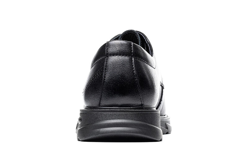 LAORENTOU Formal Shoes, Casual Leather Shoes for Men, Breathable Embossed Top-Grain Leather, Wear-Resistant, for Spring And Autumn, Office Shoes, Business And Wedding Footwear, LA13502, Black, Size 42 13