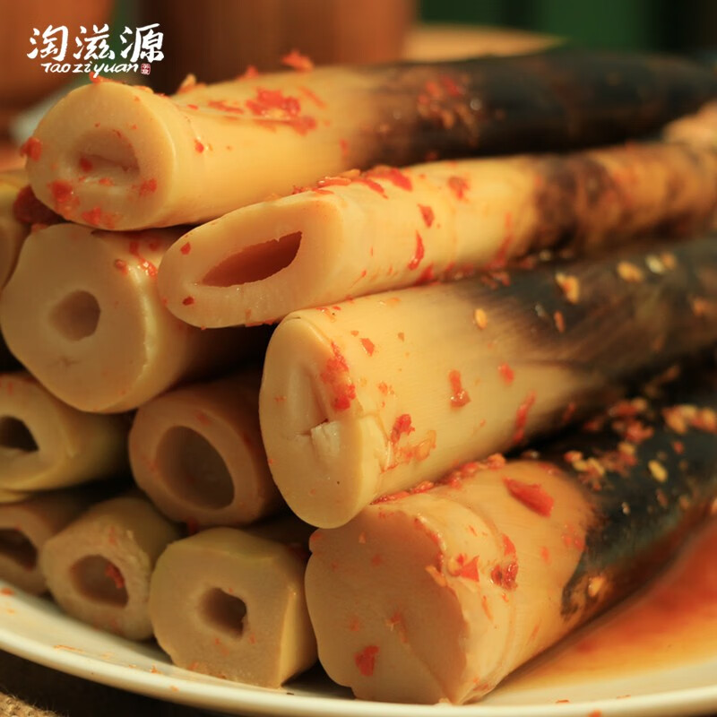 淘滋源手剥笋香辣味230g/袋 开袋即食凉菜竹笋尖泡椒笋办公室解馋零食