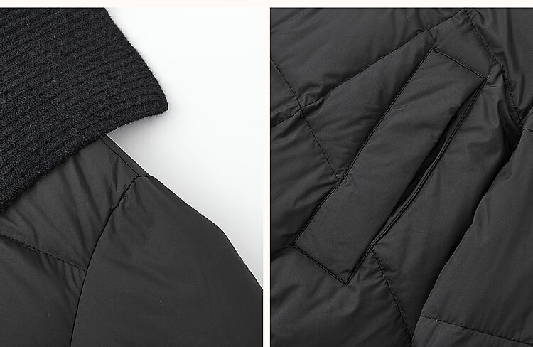 Dme [Mikero Warm Oxygen Bar] Winter Lightweight High-Heat Retention 90% Duck Down Ribbed Lapel Short Women's down Jacket 13