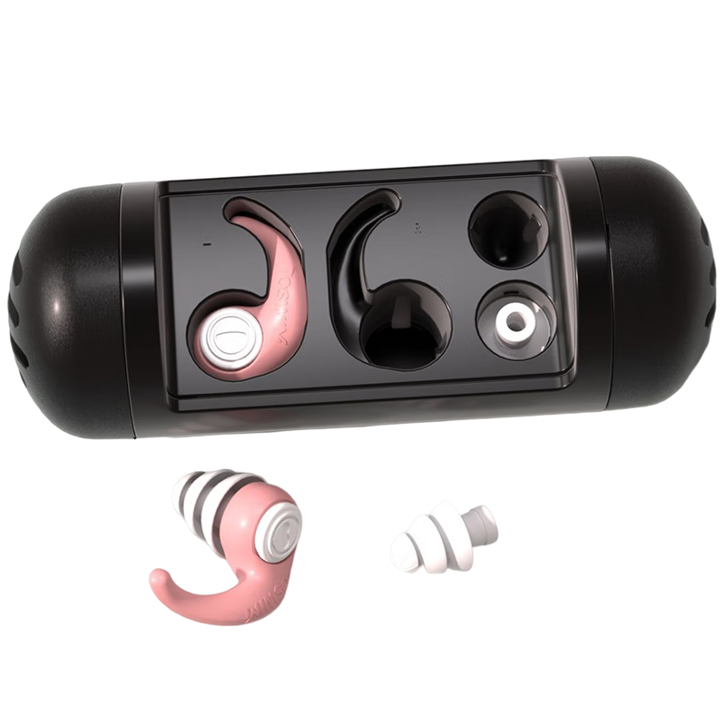 TOSWIM Professional Swimming Earplugs, Soft Comfortable Waterproof Otitis Media Prevention, Bathing And Swimming Equipment, Coral Sea