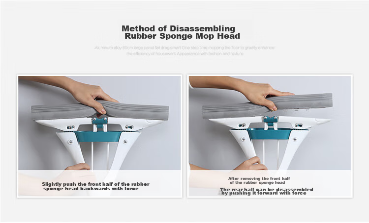 MARYYA Sponge Mop Replacement Heads, 38cm, Pack of 3, Wide Buckle, Dashi Daqi Feiyi Mop Spare Parts, Absorbent Sponge 11