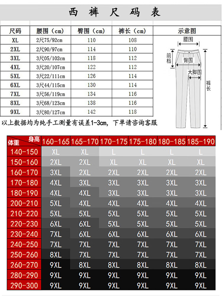 Ayoupang Large Size Formal Dress Pants for Men, Business Casual Solid Color Trousers, Plus-Size Loose Straight-Leg Work Pants for Office Wear 4