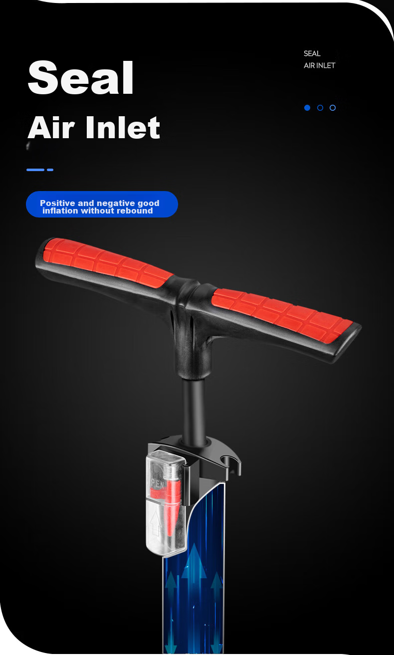 Move Iron, Bicycle Pump, Multi-Functional for Home Use, Suitable for Basketball, Mountain And Road Bikes, Electric Motorcycles, Built-In High Pressure Long Versio 11