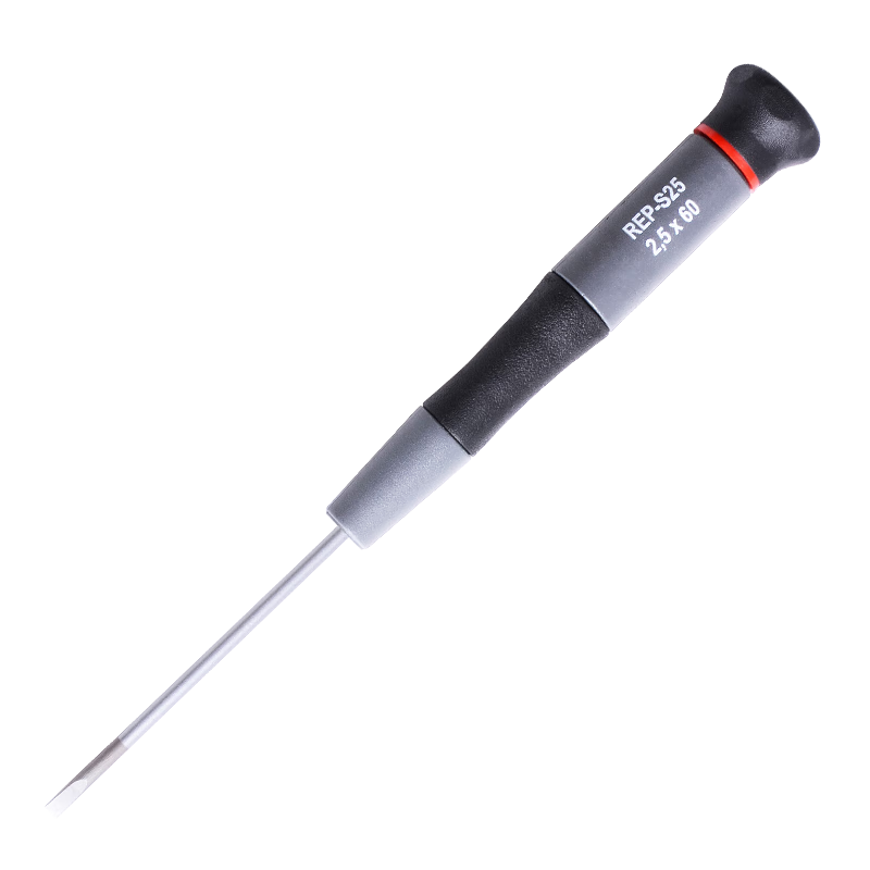 RUBICON Imported Precision Screwdriver REP-S25 2.5x60mm Flathead for Mobile Phones, Computers, and Watches