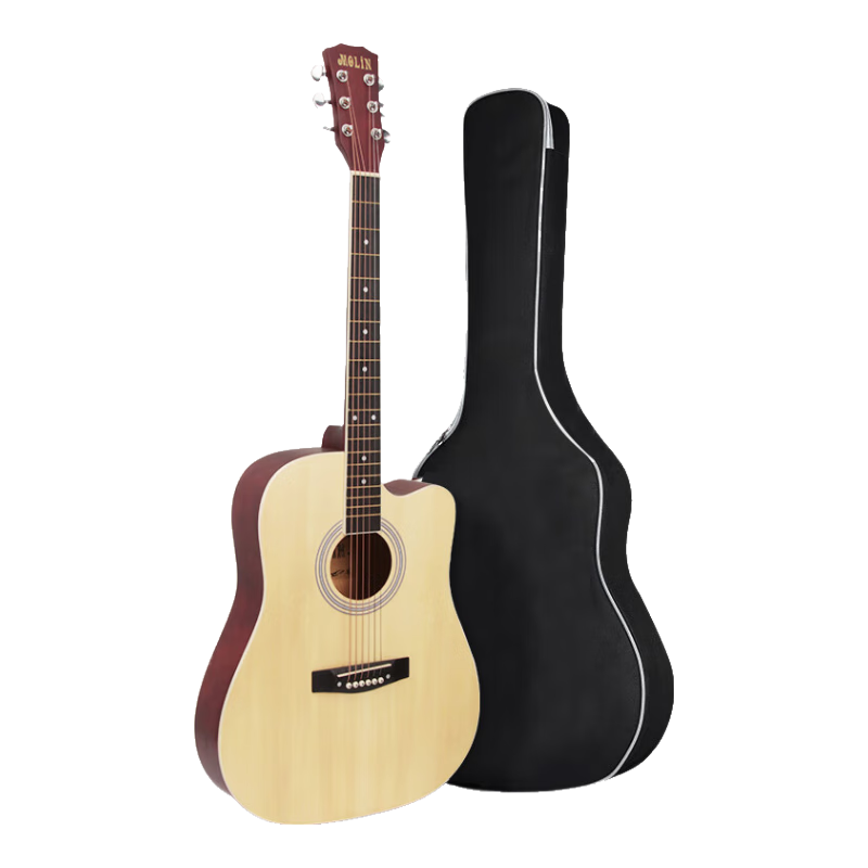 Maneryuepu Folk Guitar for Beginners, Acoustic Guitar 41 Inches, Children's Entry-Level Guitar, Travel Instrument for Boys And Girls