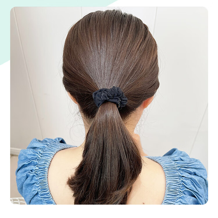 CHIMERA 5 Pieces High-Elasticity Durable Hair Ties, Simple Hair Bands for Ponytails, Non-Binding Hair Elastics, Hair Bands, Mid-Autumn Festival Gift 5
