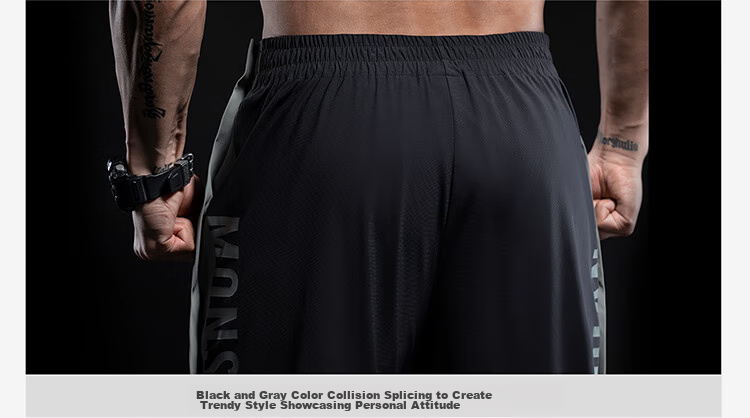 Monster Guardians Men's Athletic Pants, Basketball Button-Up Shorts, Quick-Release Side Buttons, Training Joggers, Black, Size S 21