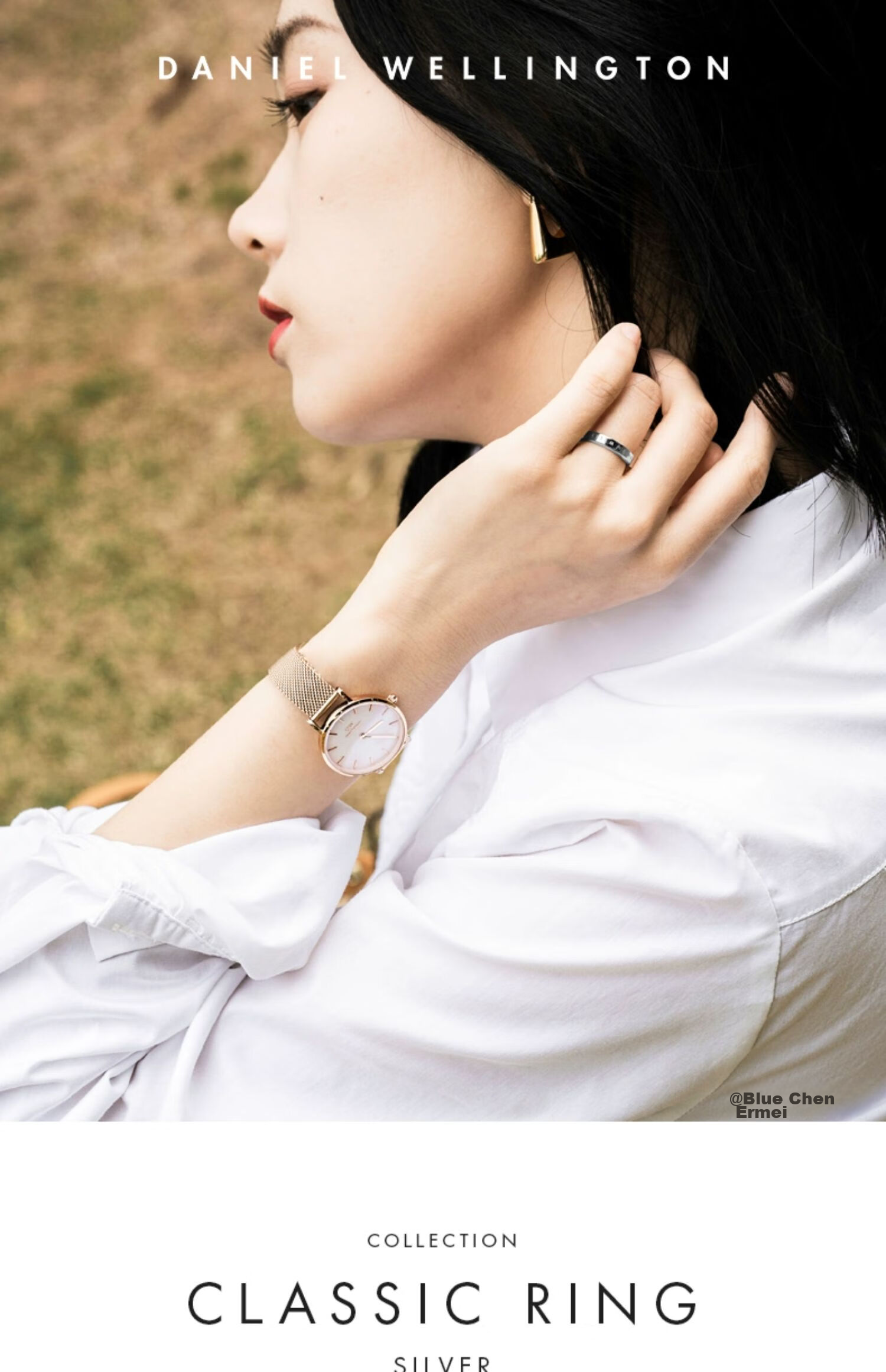 DanielWellington DW Ring for Men, Classic Starlight Silver Couple Rings, Size 66 036, Birthday Gift for Me 1