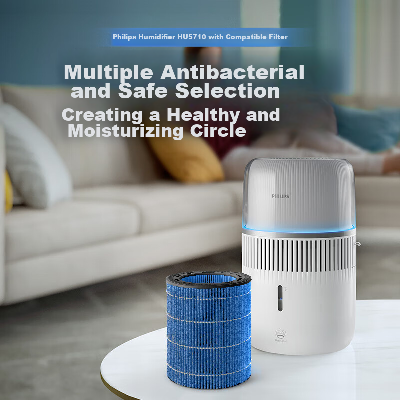 PHILIPS Humidifier Filter Cartridge, Official Genuine Product, Nano Cloud Antibacterial FY5035/10, Suitable for PHILIPS Humidifier HU5710/10 [Accessory]