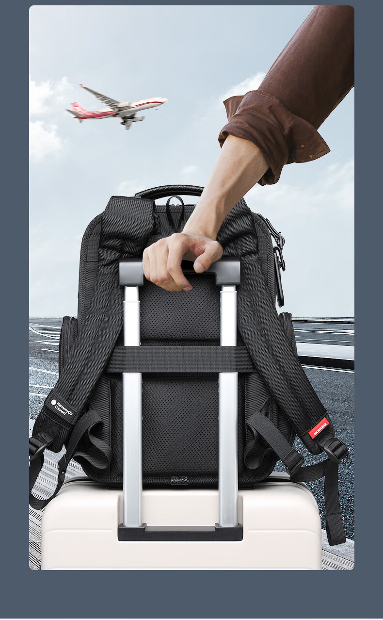 CROSSGEAR Cross Medal Weight Reduction Master Business Backpack, Huawei 16-Inch Laptop Travel Bag, HarmonyOS Smart Connection Certified for Me 14