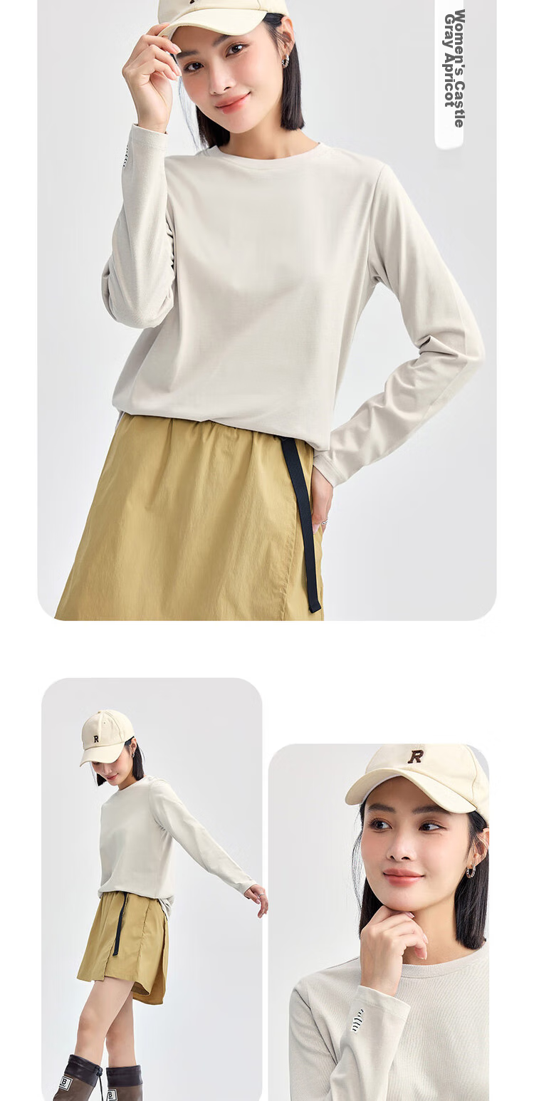 Zara Women's Long Sleeve Cotton T-shirt with Animal Embroidery Casual Round Neck Pullover 05324859 10