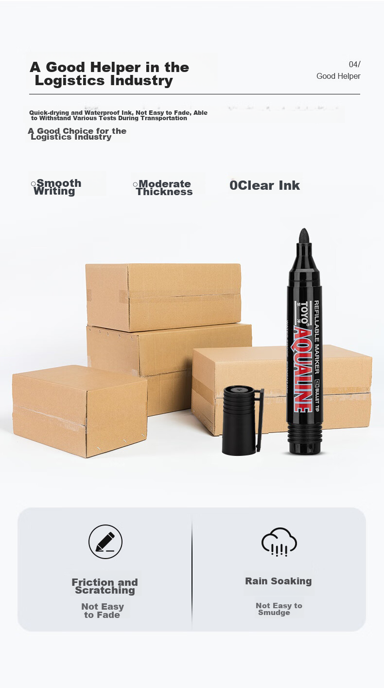 Dongyang MK138, Oil-Based Marker Pen, Tire Pen, Sign-In Pen, Multiple Colors Available, Refillable with 12 Pens/box/red 5