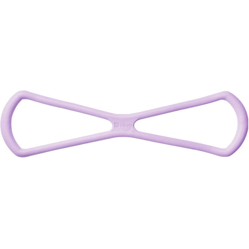 Keep Eight-Character Resistance Band Back Beauty Yoga Training Shoulder Opener Stretching Band Elastic Band Home Exercise Starry Sky Purple 15 Pounds