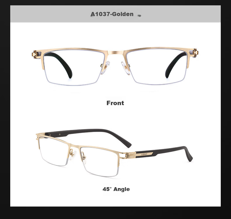 ARNO FOCUS ON YOUR EYES Reading Glasses for Men, Anti-Blue Light, German Imported, Fashionable Ultra-Light Women's High-Definition Presbyopic Glasses A1036 300 Degrees 10