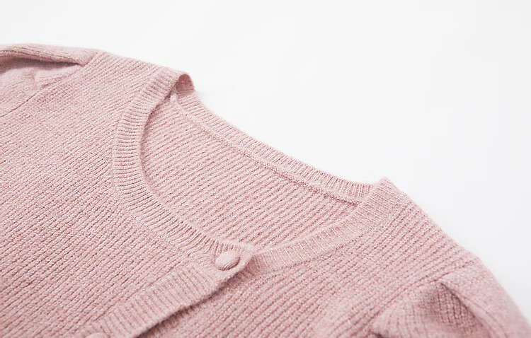 Dme [Zhonggu Mountain Tea] Spring And Autumn High-Wisdom Old Coin Style Cardigan, Slanted Doorway Collar, Knife-Necked Hem, Split Knit Sweater Women's Top 13