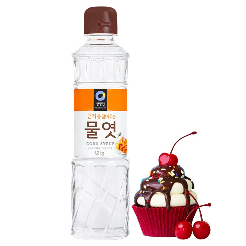 清净园 韩国进口 玉米糖浆1.2kg  0脂肪糖稀 奶茶牛轧糖蛋糕面包烘焙用