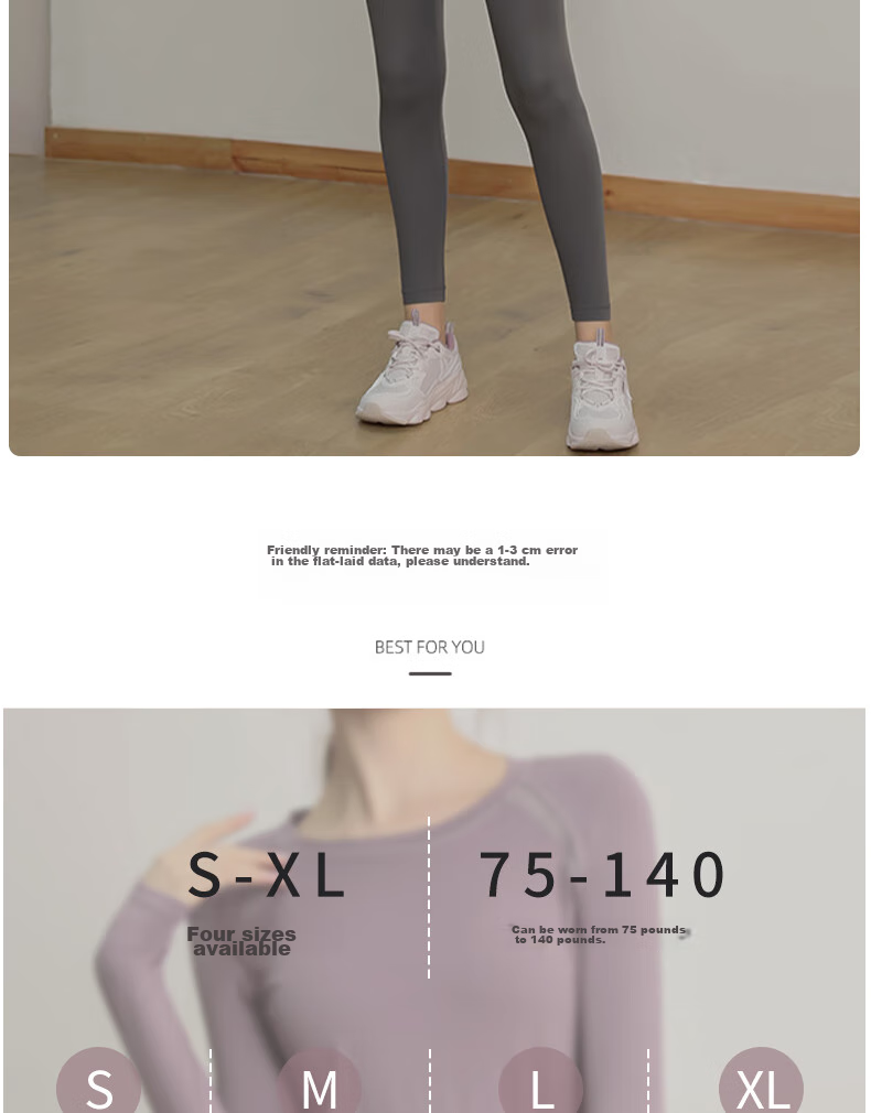 XUEXIMAN Yoga Wear for Women, Quick-Dry Sports Top, Slimming Long-Sleeve T-Shirt, Fitness Clothing, Running Professional Workout Wear, Autumn And Winter 10