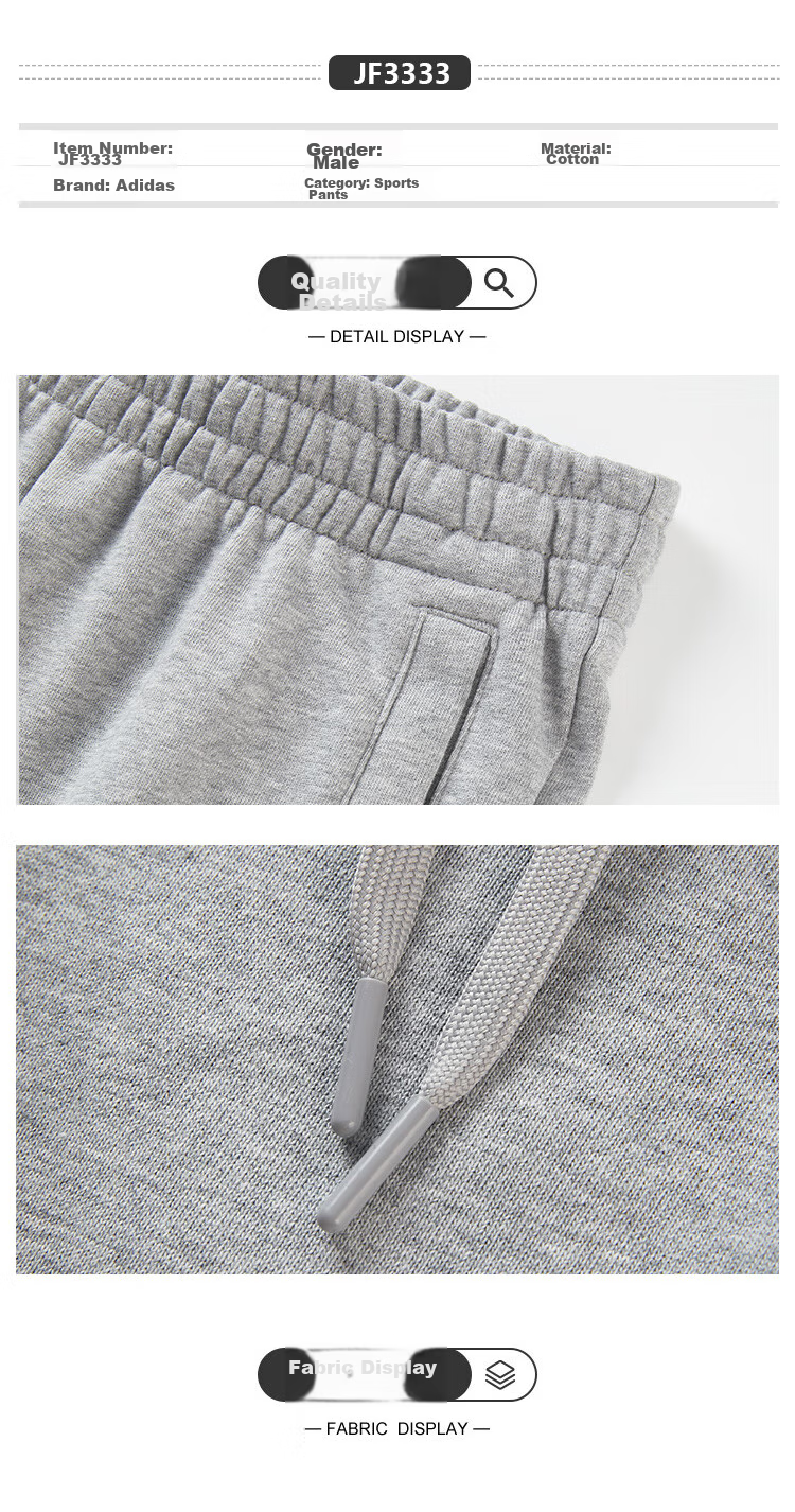 Adidas Men's Outdoor Sports Pants, Trendy Running Training Comfortable Casual Trousers, Gray, Size M 1