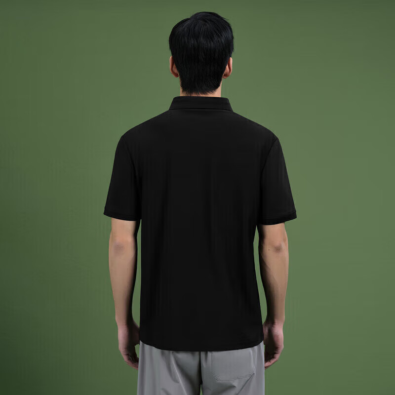 HLA Short-Sleeve Polo Shirt for Men, Moisture-Wicking And Quick-Drying, Summer Lightweight Outdoor Style