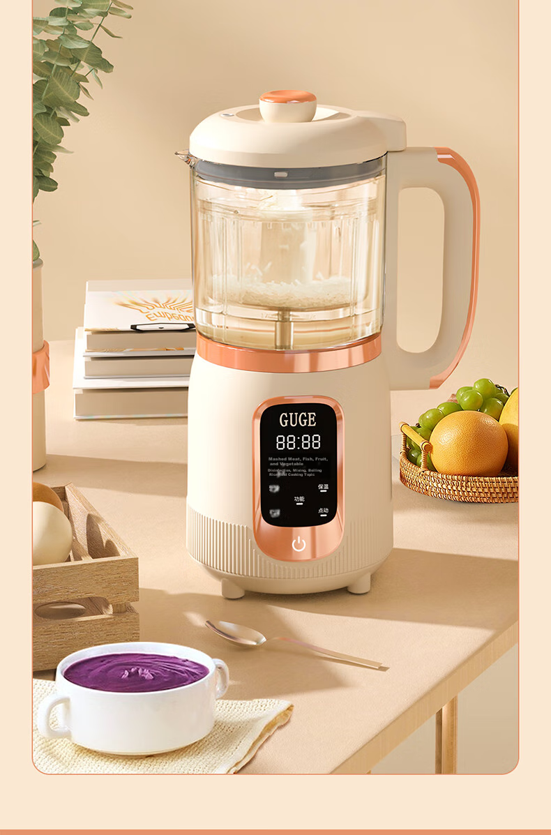 GUGE German [June - 2 Years] All-In Steaming, Cooking And Mixing Baby Food Processor with Stainless Steel Blades, Multifunctional Grinder And Crusher, Automatic Home Juicer And Food Processor GG658 6