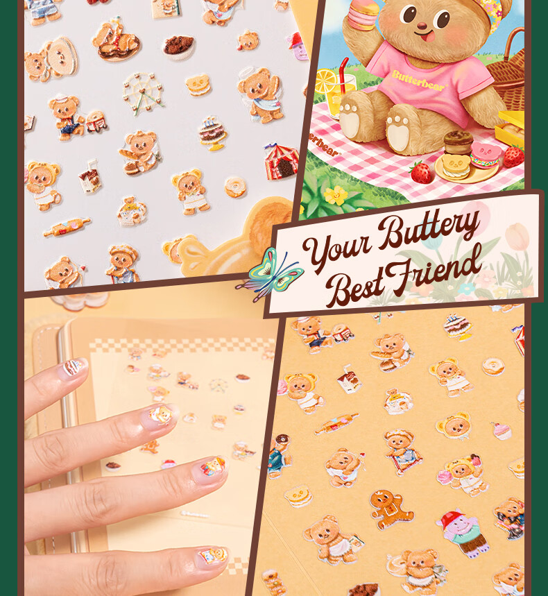 Deli Children's Day Gift Guardian Sweetheart Sticker Book 20 Sheets DIY Craft Fun Stickers Phone Decoration Stickers TX206 13