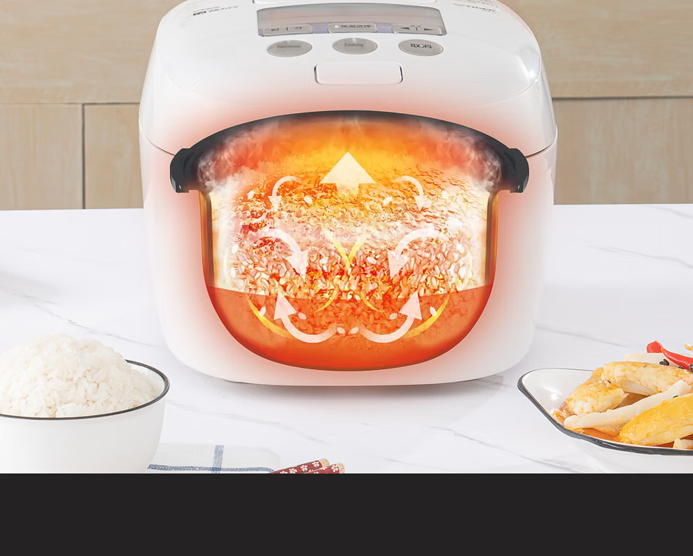 TIGER Rice Cooker Pro Smart Variable Pressure IH Japanese Imported Earthenware Coated Pressure Rice Cooker for 2-3 People, Glossy White, 3L, JPT-H10C 17