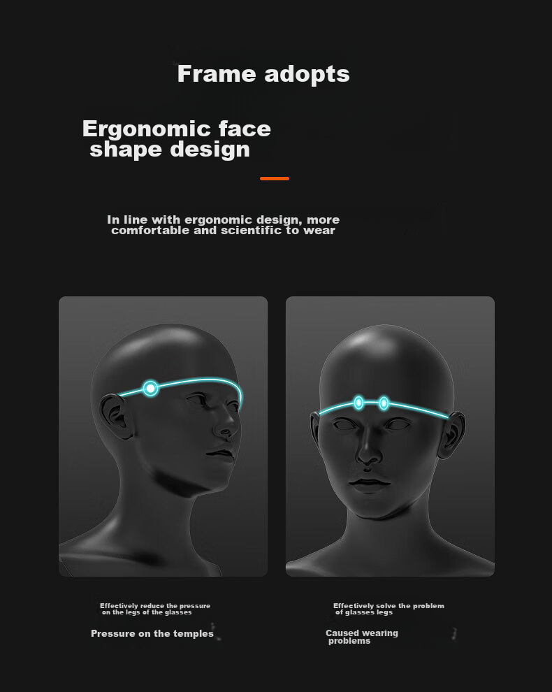 LESCA LUNETIER Reading Glasses for Men, Anti-Blue Light High-Quality Brand Genuine Women's Reading Glasses, High-Definition Foldable Bifocal Glasses for Elderly 4