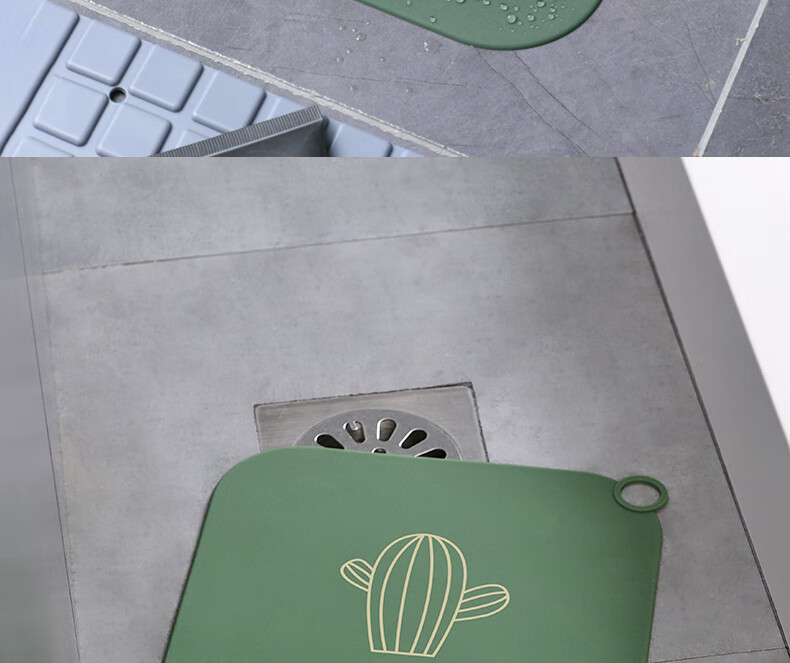 Bingyou Drain Cover, Creative Silicone Anti-Odor Device for Sewers, Odor-Proof Sealing Plug, Insect-Proof Cover, Drain Mat Sticker 2