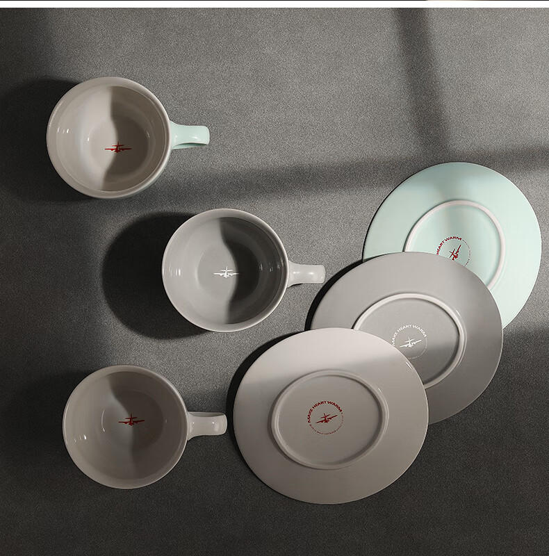 MHW-3BOMBER Bomber [Gift] Ceramic Coffee Mug, Latte Art Cup, Cup And Saucer Set, Instagram-Friendly, Retro High-End Feel, Niche 25