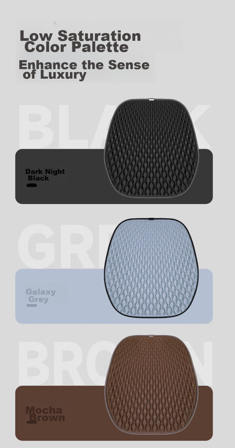 BIMLL Summer Seat Cushion, Honeycomb Gel Ice Pad, Chair Mat, Office Long-Sitting Car Breathable Silicone Cooling Pad, Butt Pad 7