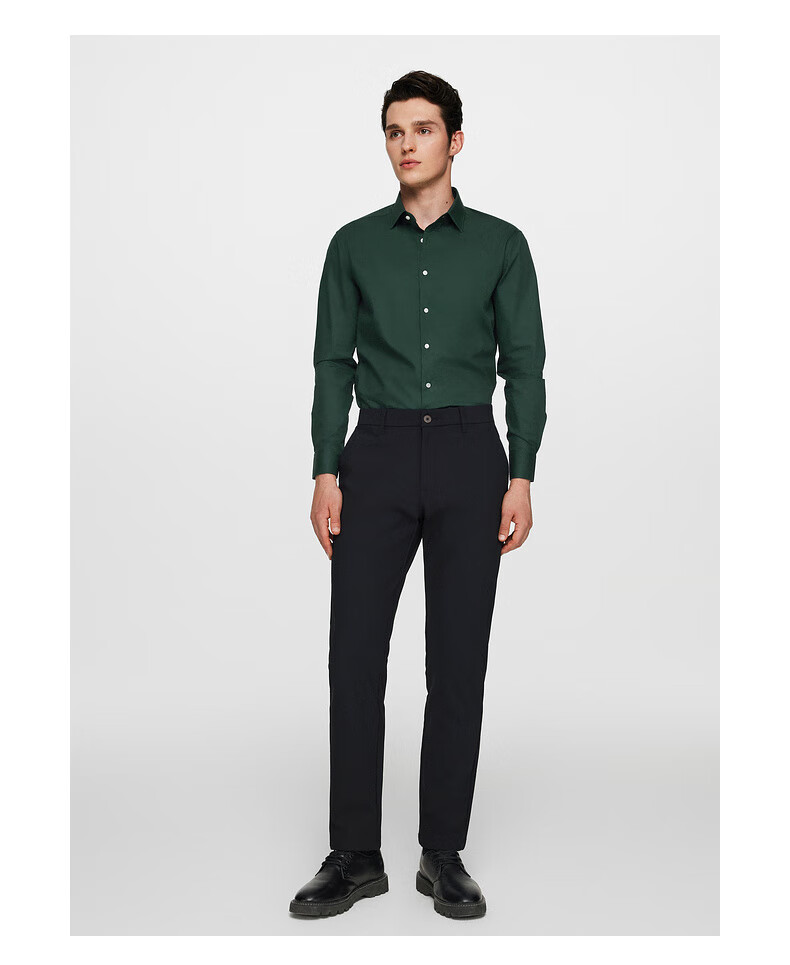 G2000 [Anti-Static] Spring And Autumn Mall Matching Business Commute Soft Comfortable Formal Dress Pants, Black, Size 32 6