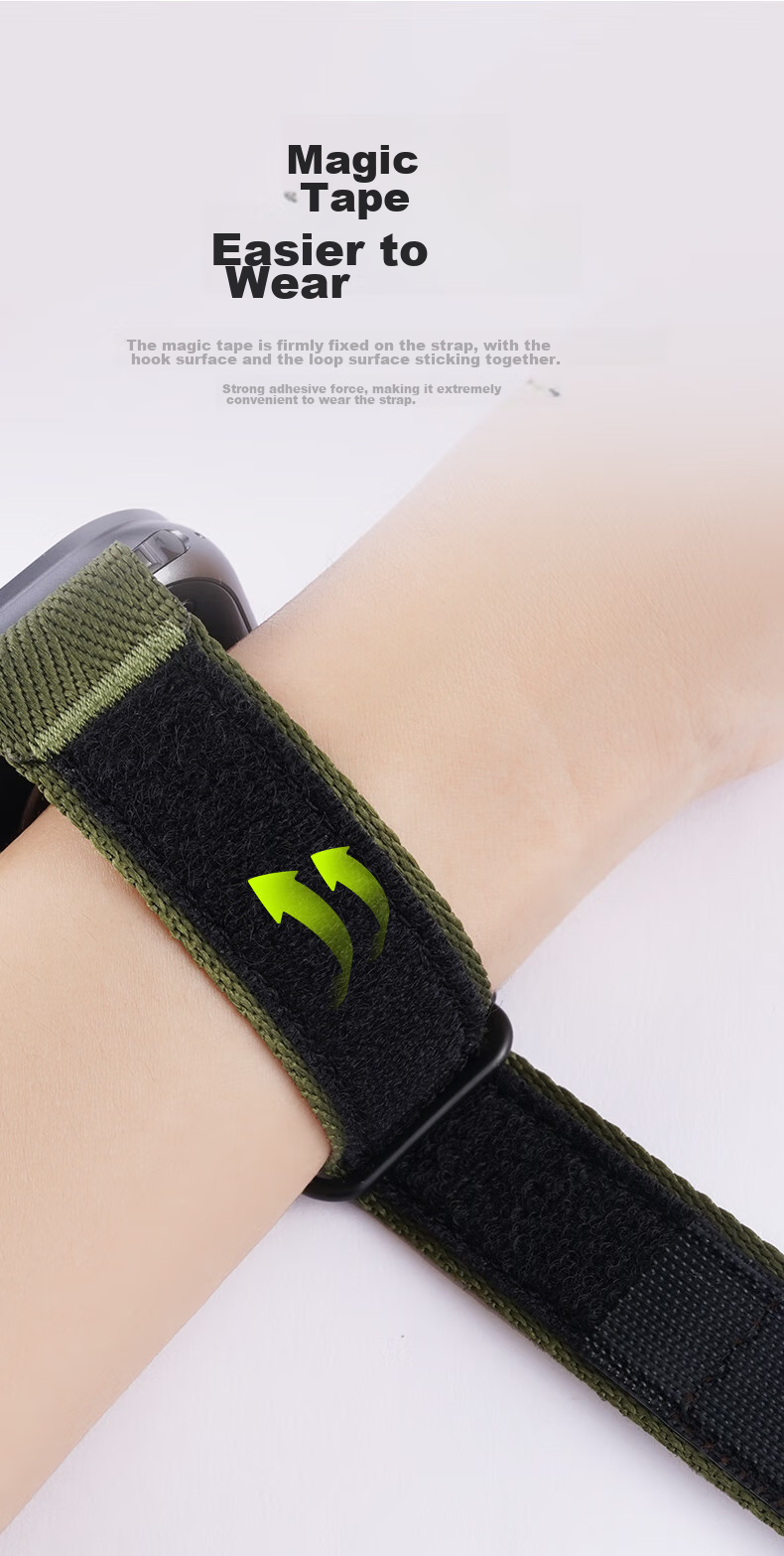 CangHua Compatible with Apple Watch Ultra 4/3 Strap, Apple Watch Ultra 2 Trail Loop Band, IWatch S12/S11/s10/9/8/se3 Braided Strap 5