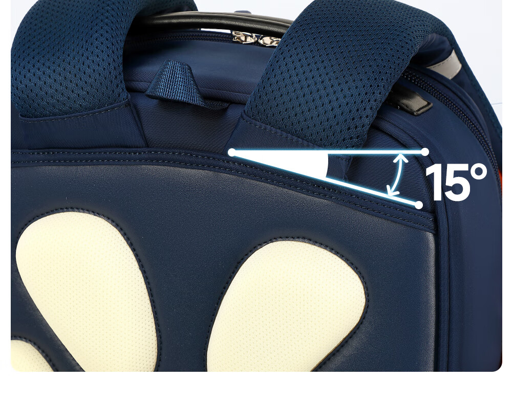 RUiPAi Backpack for Primary School Students, Boys And Girls, Spine And Shoulder Protection, Grades 1-3 Bouncy Bionic Design, Weight Reduction, Breathable And Comfortable 8
