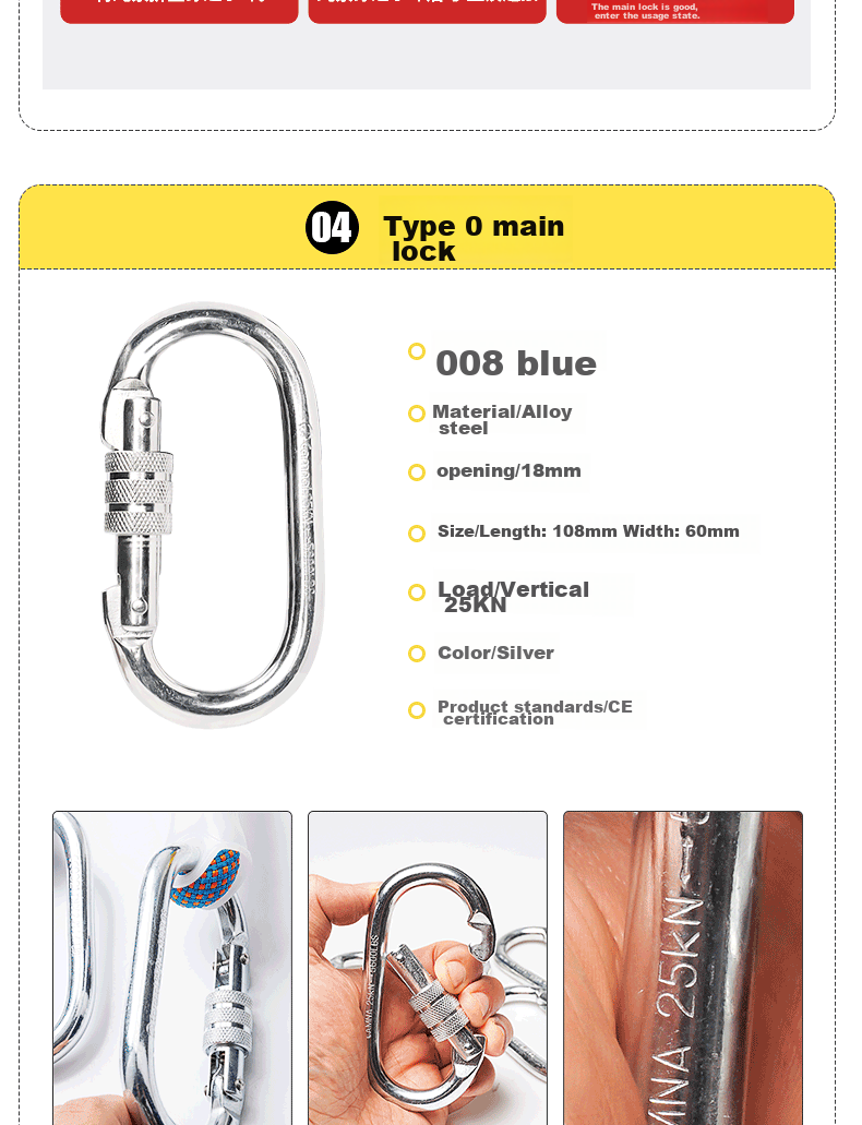 Kanle Quick-Descent Climbing Safety Rope Set, Outdoor Mountaineering Protection Rope, Cave Exploration And Stream Descending Rope, Slow Descent Device Equipment 9