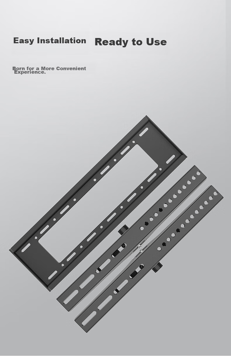 Jiangwutong TV Wall Mount (26-65 Inches), Bracket Wall Mount Suitable for Xiaomi, Hisense, TCL, Specialized TV Stand, Skyworth, Sony, LeTV, Konka, Haier, Huawei 5