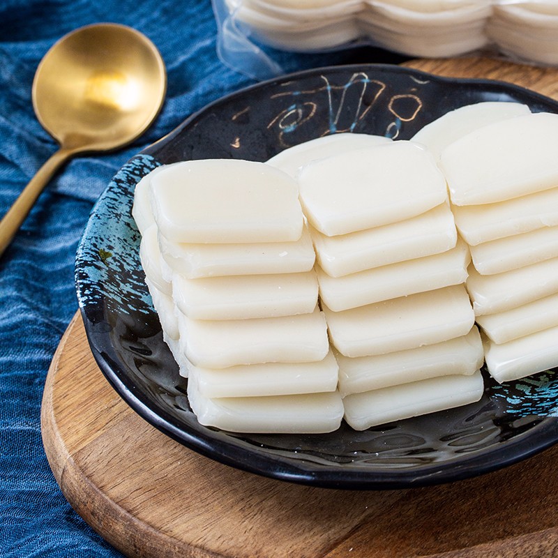 云山半切片年糕白年糕片炒年糕火锅食材配料水磨年糕方便菜速食400g